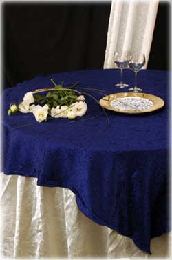 royal blue overlay with mother of pearl underlay